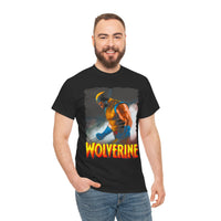 Wolverine Graphic Tee - Retro Comic Hero Shirt