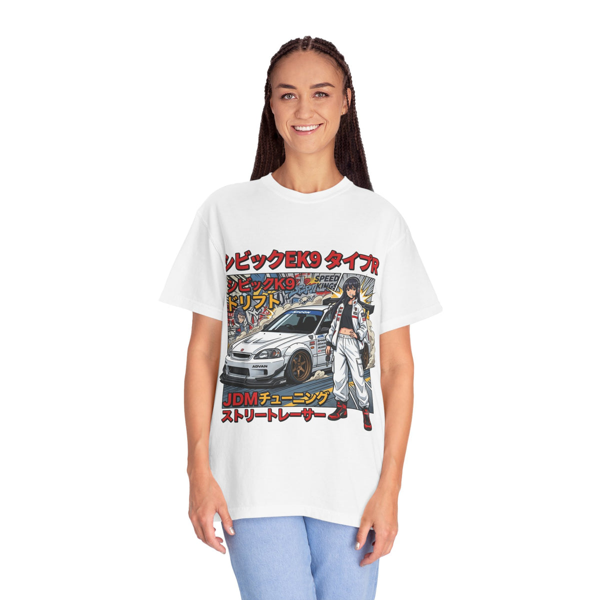 Civic EK9 JDM Kanjo Queen – Japanese Street Racing T-Shirt
