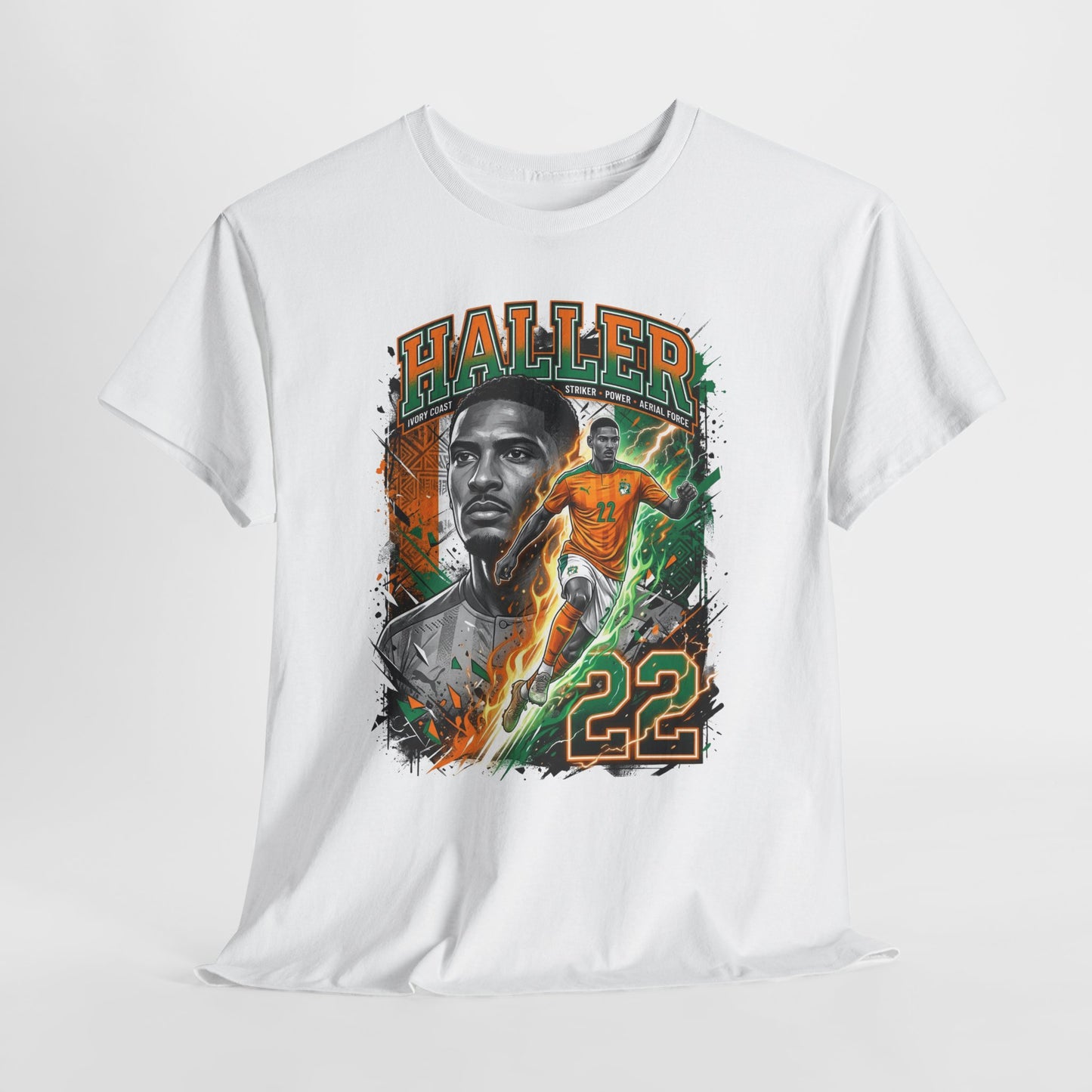Haller #22 – Ivory Coast Power Striker T-Shirt