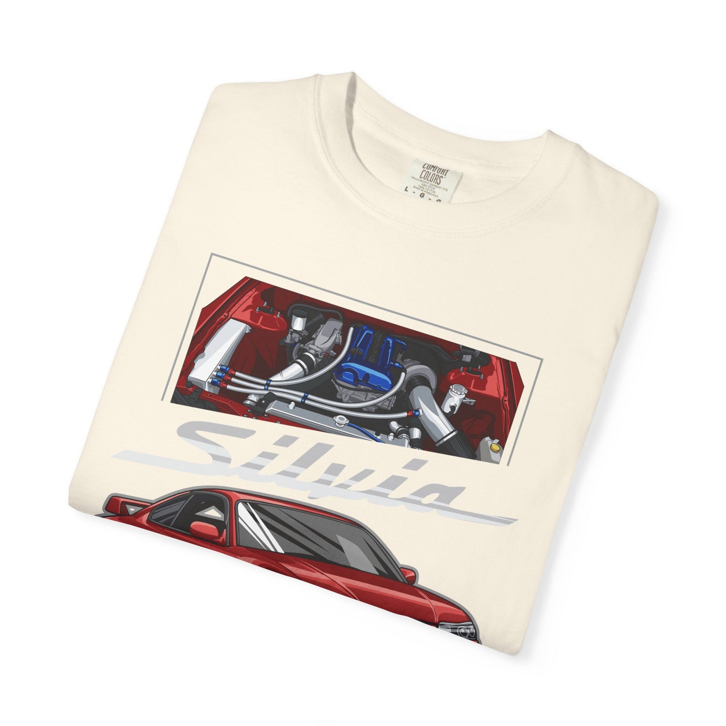 Silvia Sports Car Technical IllustrationT-shirt