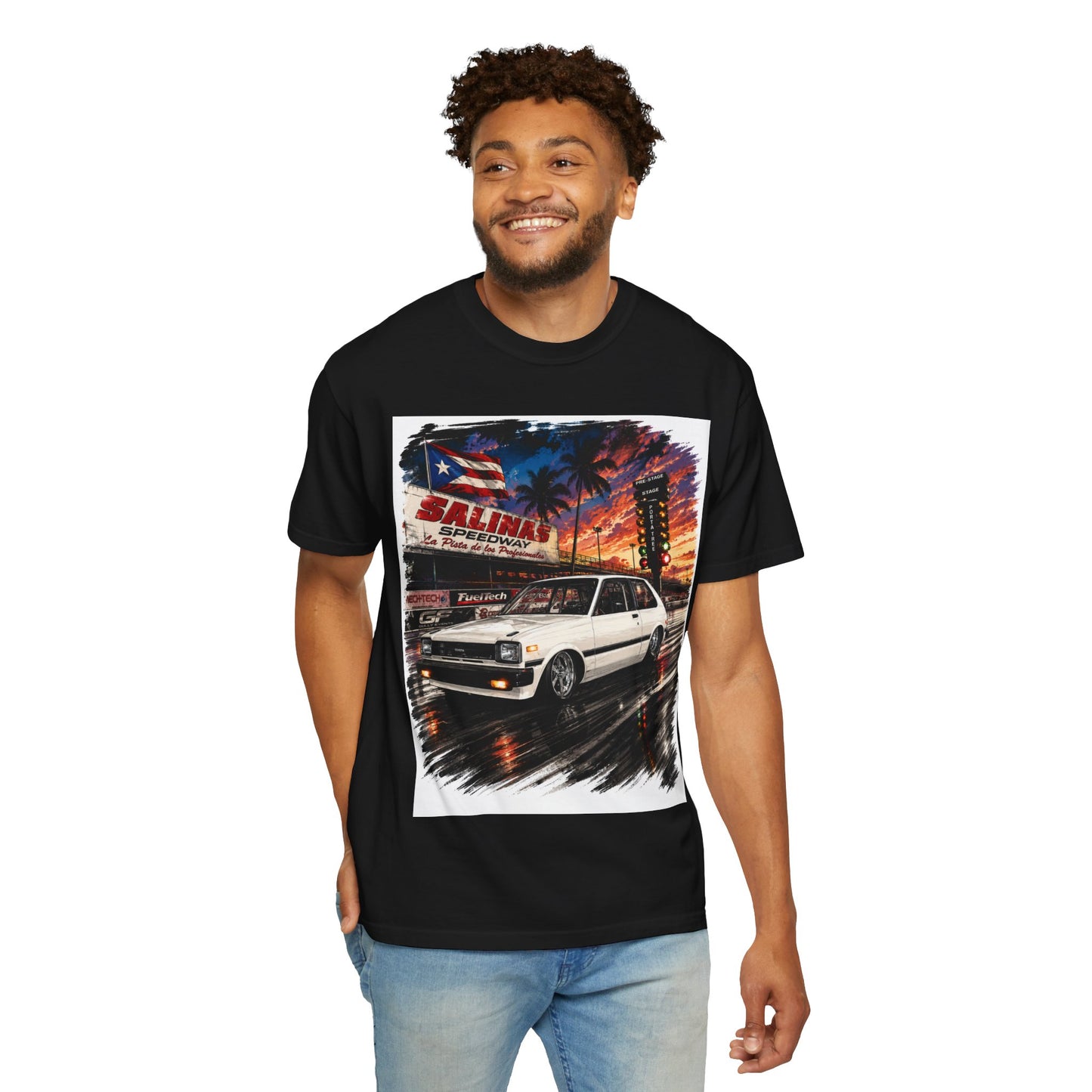 Vintage Starlet Drag T-Shirt — Puerto Rico Sunset Drag Graphic