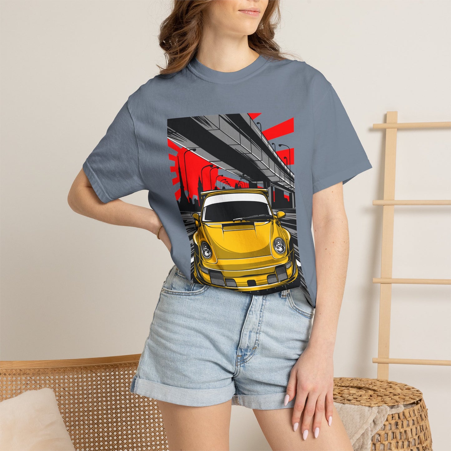 Retro Pop Art Sports CarT-shirt