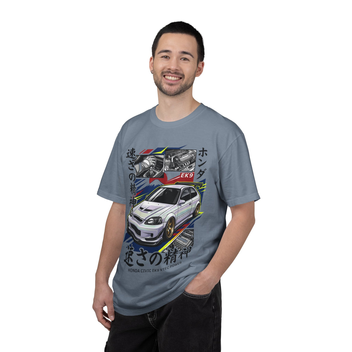 Honda Civic EK9 JDM T-Shirt — Japanese Retro Racing Design
