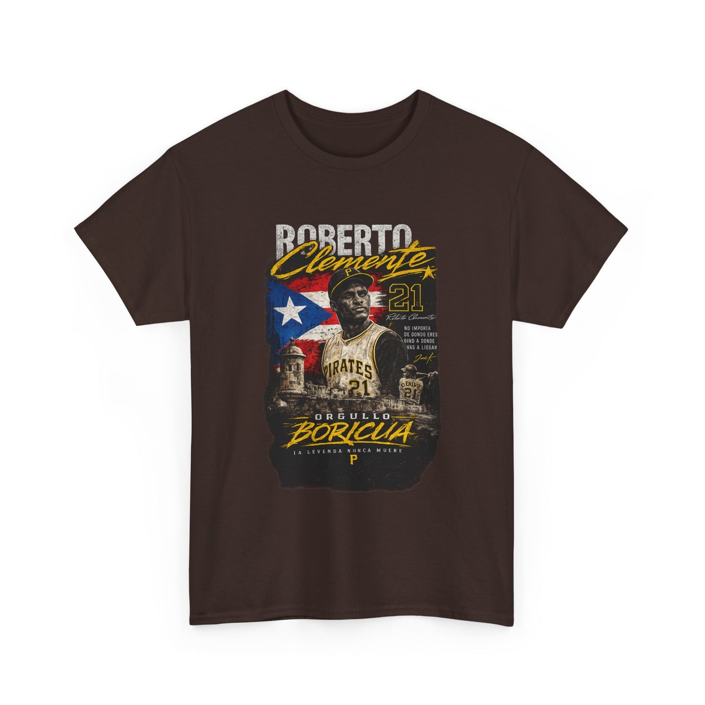 Roberto Clemente Puerto Rico Tribute T-Shirt