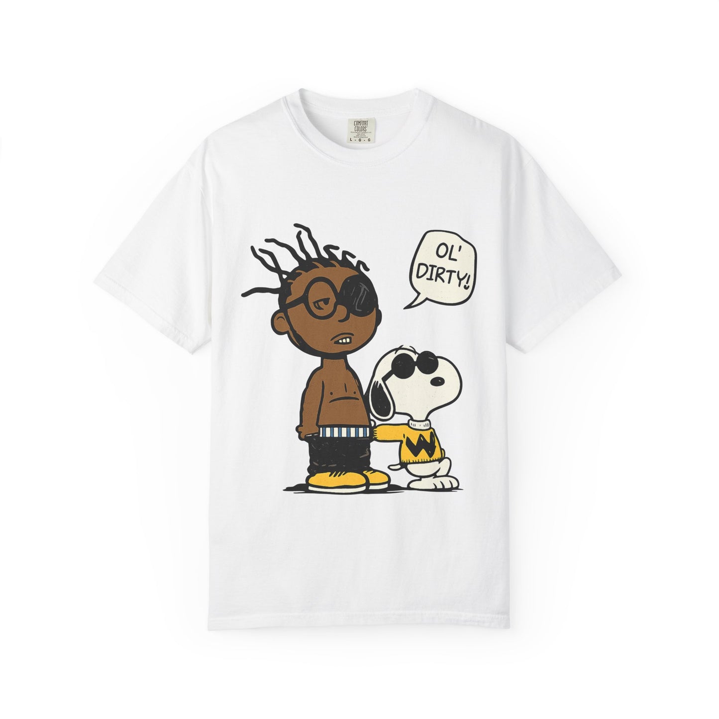 Ol' Dirty Beagle Mashup T-Shirt – Hip-Hop Inspired Cartoon Parody Streetwear Tee