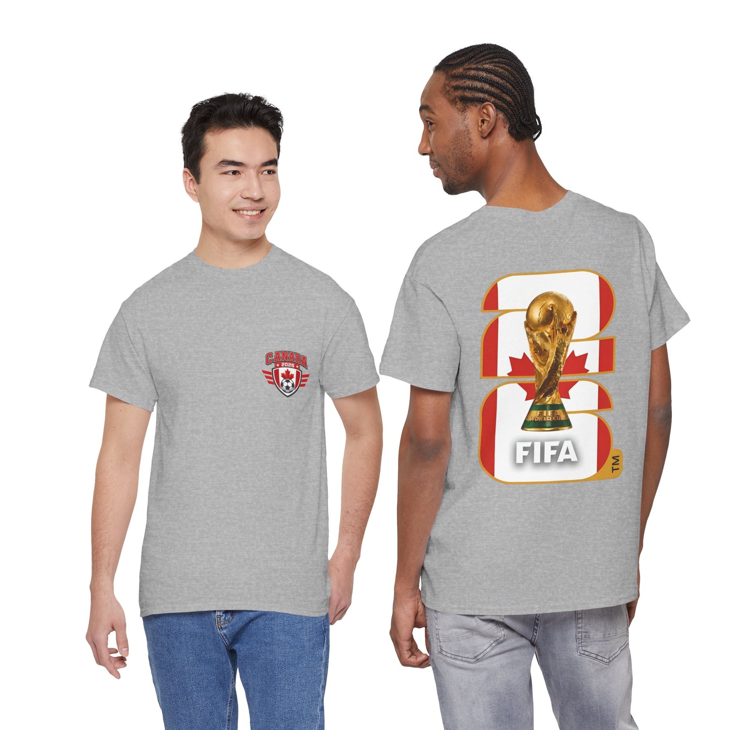 Canada 2026 FIFA World Cup Fan Edition – Front Crest & Championship Back Graphic T-Shirt
