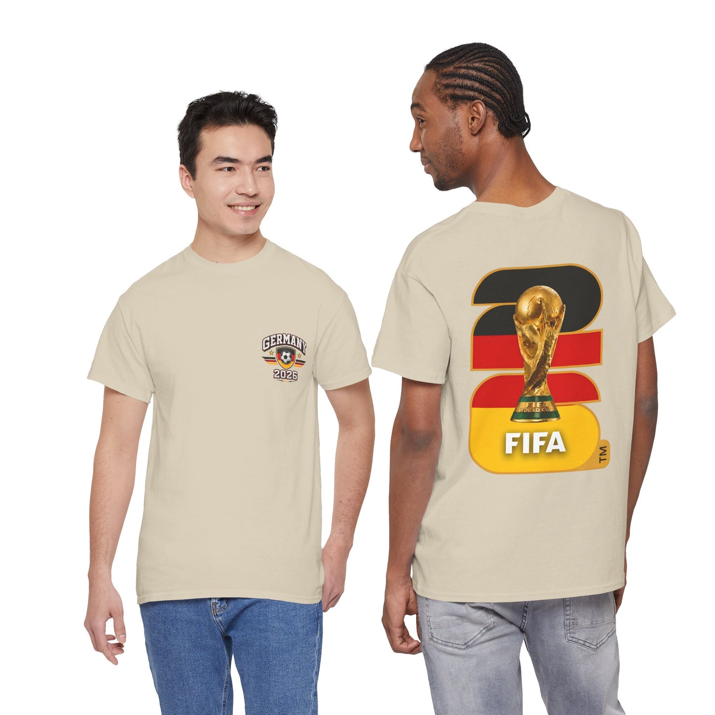 Germany 2026 FIFA World Cup Fan Edition – Front Crest & Championship Back Graphi T-Shirt
