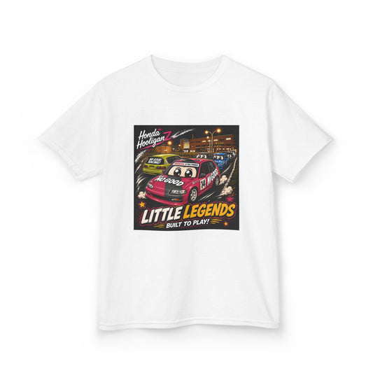 Kids Tee — 'Little Legends: Built to Play' Vintage Race Car Graphic