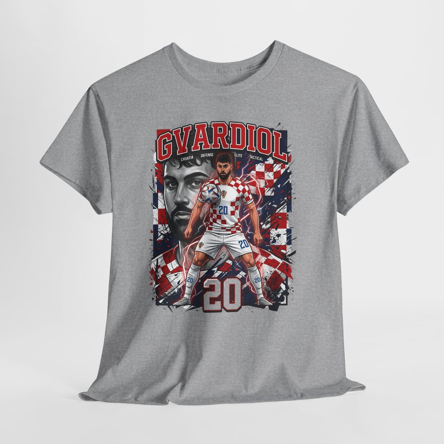 Gvardiol #20 – Croatian Wall T-Shirt