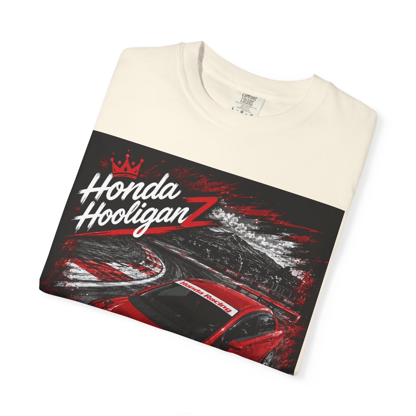Honda HooliganZ T-Shirt — Red Sports Car Racing Graphic Tee