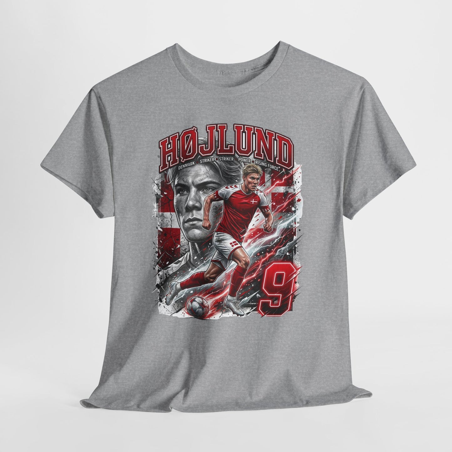 Højlund #9 – Danish Rising Force T-Shirt