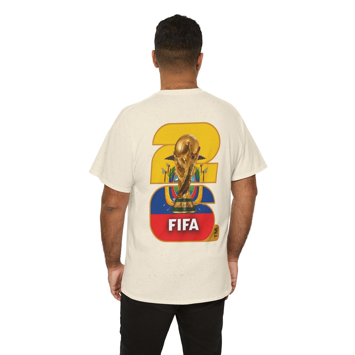 Ecuador 2026 FIFA World Cup Fan Edition – Front Crest & Championship Back Graphic T-Shirt