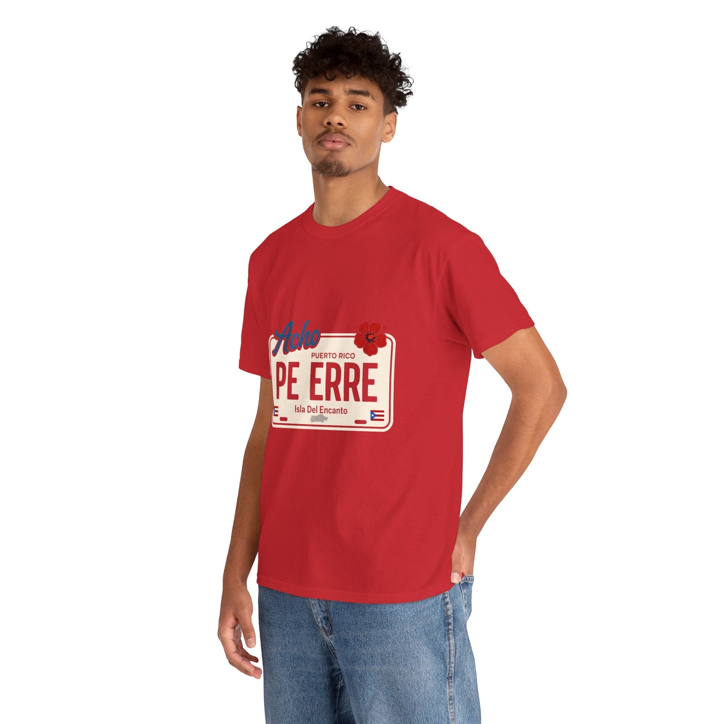 Acho PE ERRE Puerto Rico License Plate Tee — Isla Del Encanto Pride Shirt