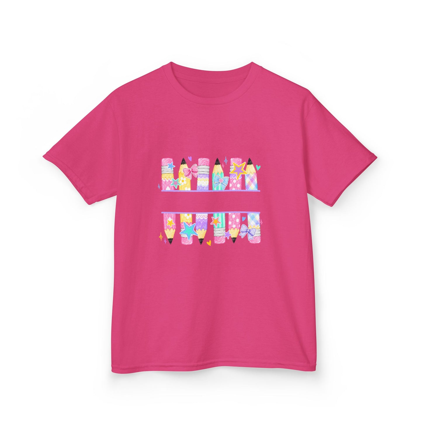 Colorful Pencil Magic Kids School T-Shirt – Cute Back to School Design